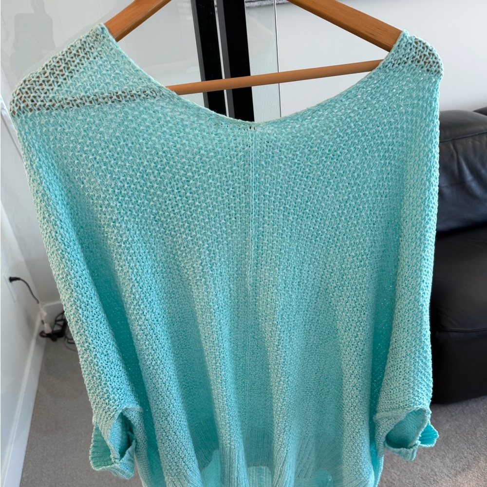 New Women's Light Blue Sweater